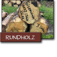 Rundholz, Brennholz, Hackholz